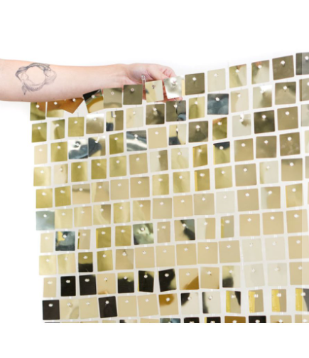 White Gold Shimmer Backdrop