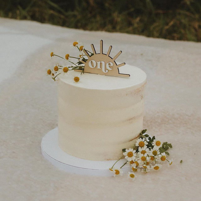 One Sun Cake Topper