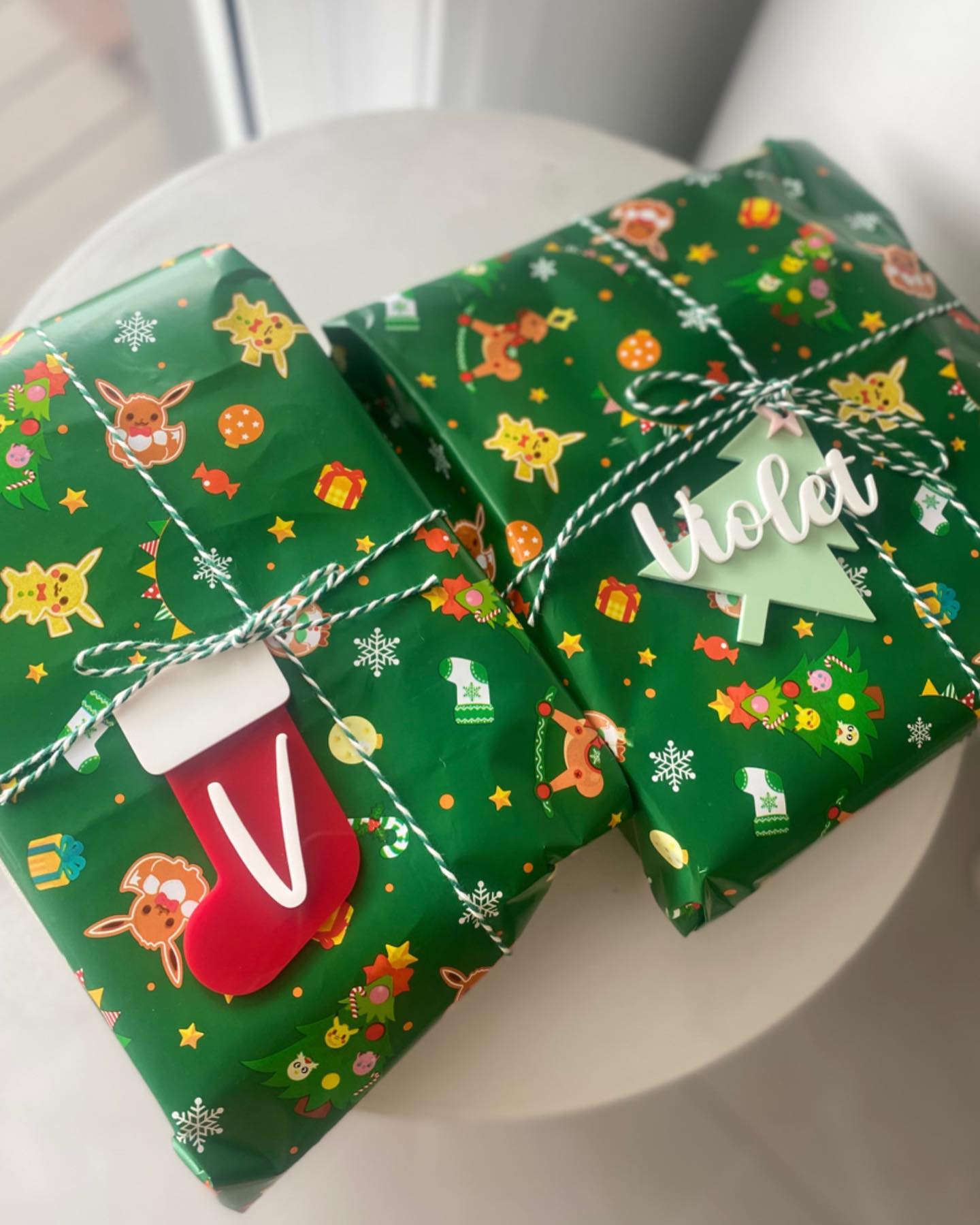 Personalised Christmas Present Name Tag