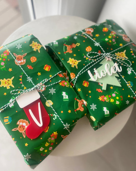 Personalised Christmas Present Name Tag