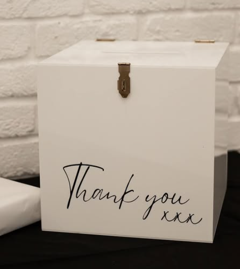 Acrylic White Wishing Well Hire