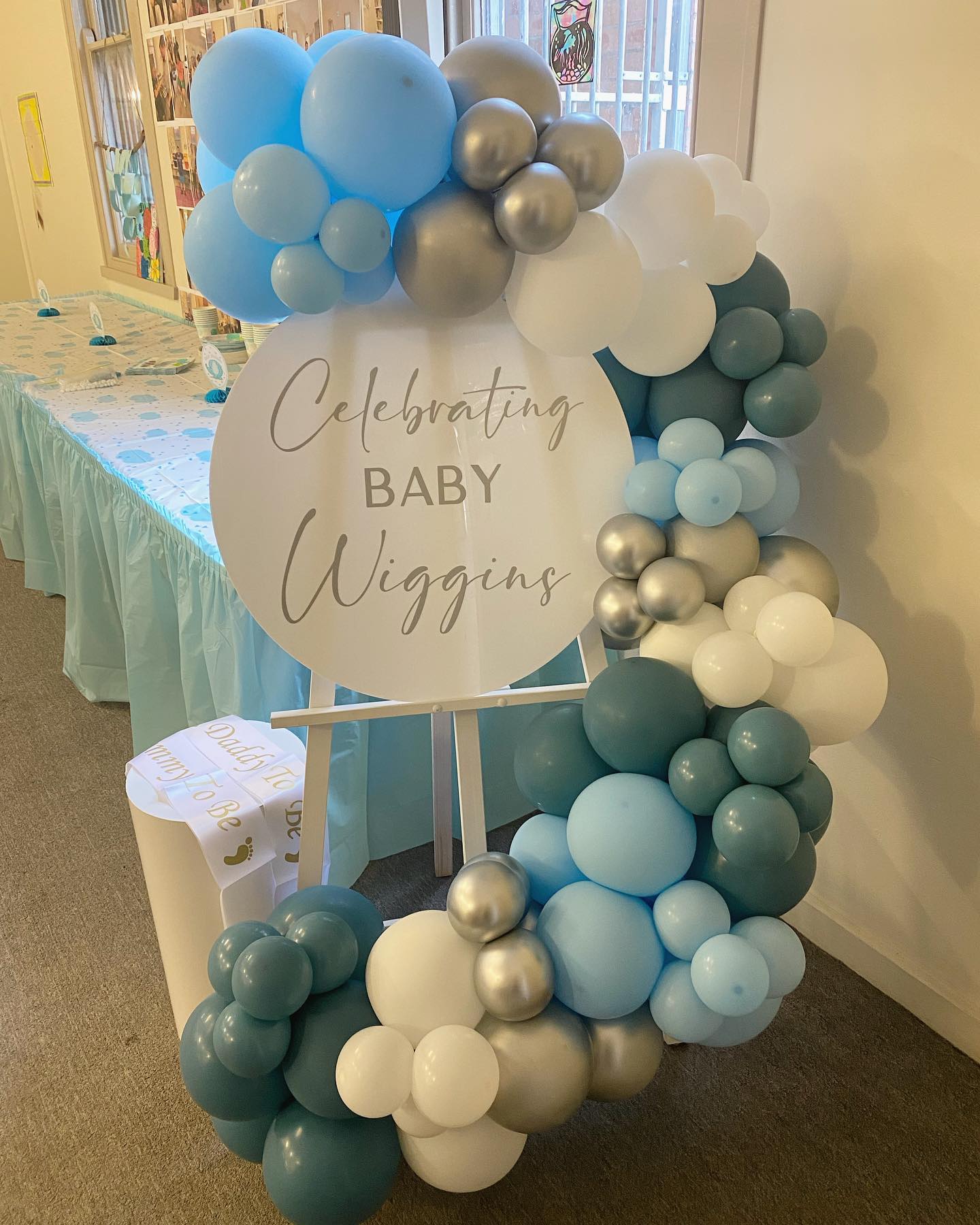 Personalised Acrylic Sign with Garland