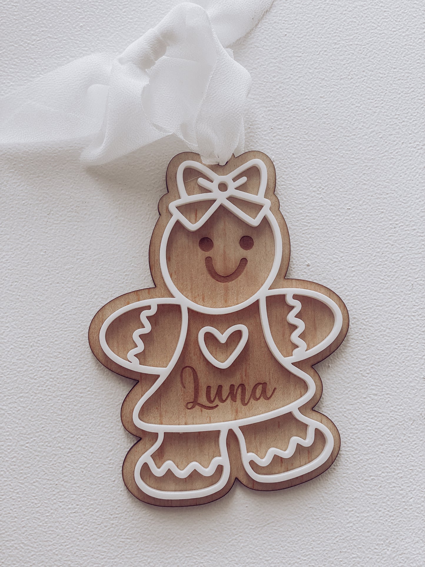 Personalised Gingerbread Christmas Ornament