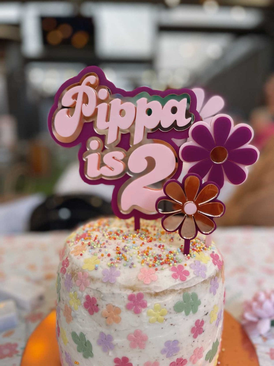 Triple Layer Cake Topper