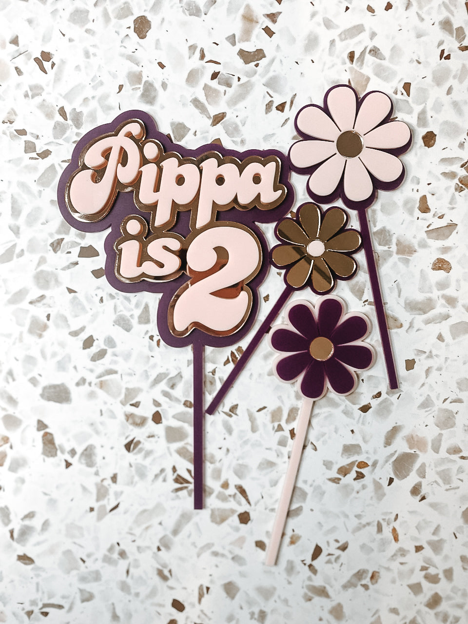 Triple Layer Cake Topper